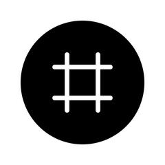 frame glyph circular icon