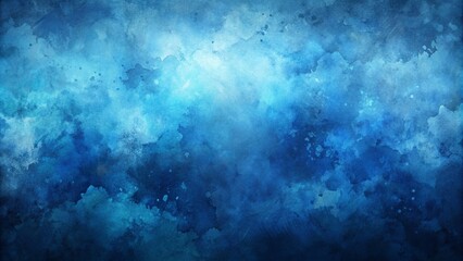 Abstract watercolor paint background dark blue color grunge texture for background, banner
