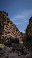 The landscape of Paradise Valley in Morocco