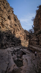 The landscape of Paradise Valley in Morocco