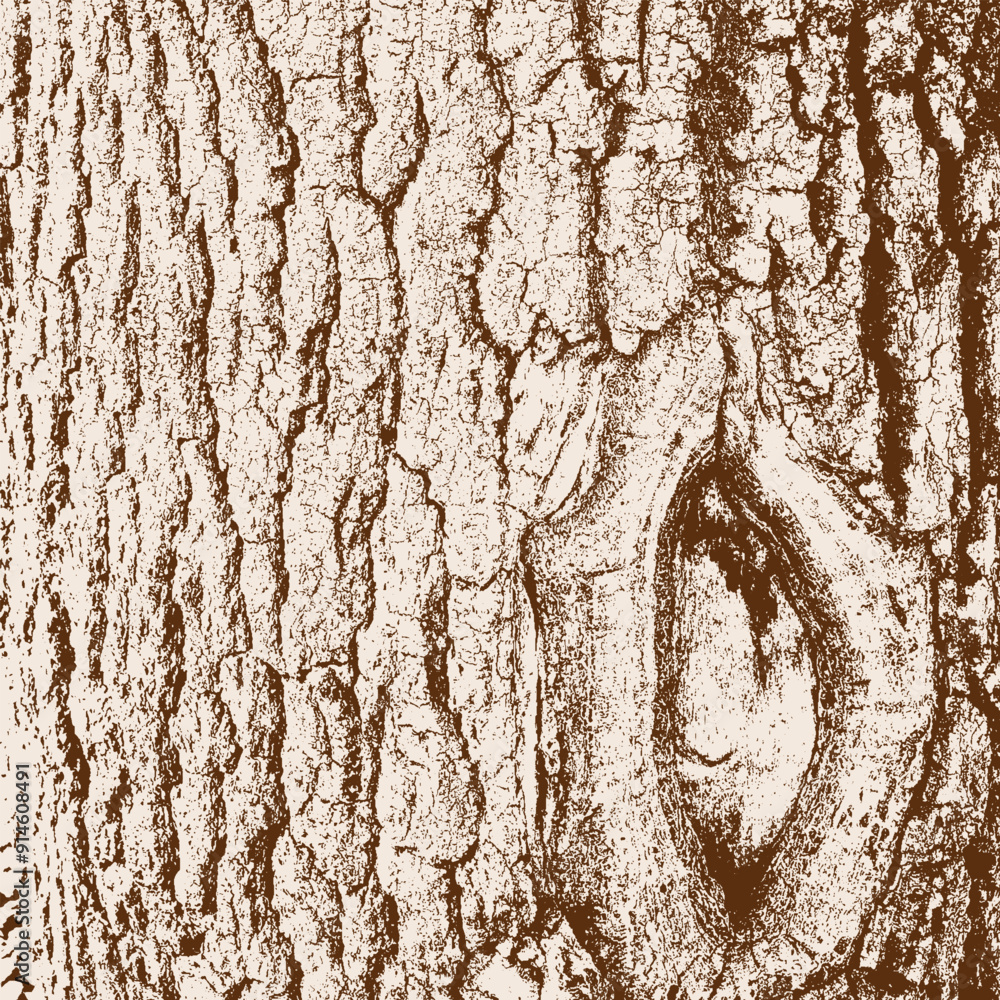 Poster tree texture background vector design.