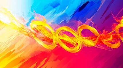 abstract colored light background.