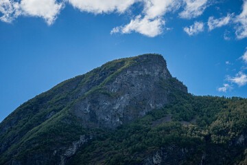 Mountain of Aurland, Norway.