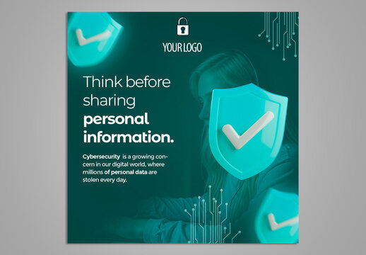 Cyber Security Template Social Media