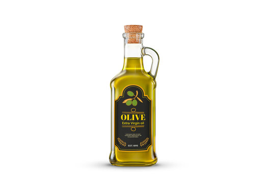 Olive oil bottle Mockup
