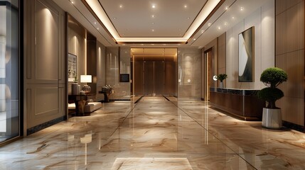 Obraz premium Minimal amazing modern interior living room design, white theme