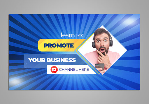 Thumbnail Template Social Media Banner