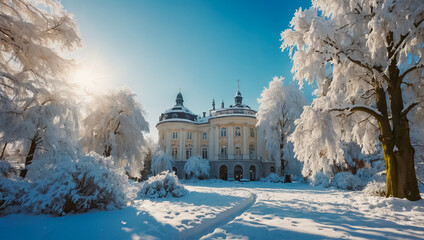 Amazing Baden Baden Germany in winter