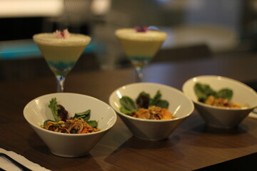 
food in restaurants a la carte dishes