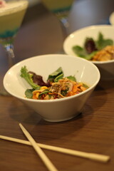 
food in restaurants a la carte dishes