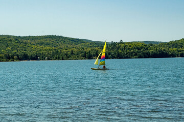 sailboat on the lake