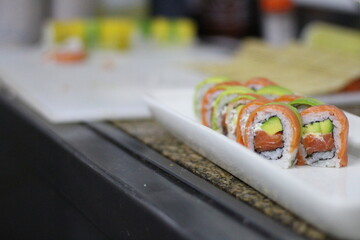 delicious sushi dishes