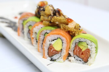 delicious sushi dishes