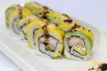 delicious sushi dishes