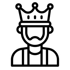 King avatar icon representing a medieval monarch.