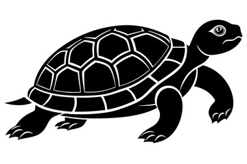 Turtle Silhouette, turtle marine animal icon, silhouettes of sea turtle

