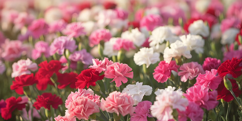 Fototapeta premium Beautiful flowers background