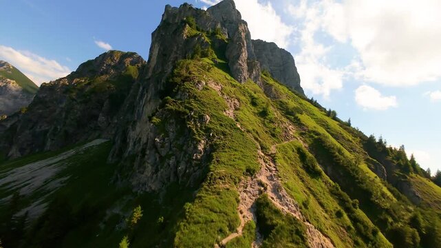 Aggenstein Mountain in the Austrian Alps
