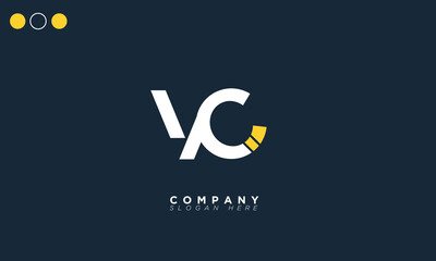 YC Alphabet letters Initials Monogram logo CY, Y and C