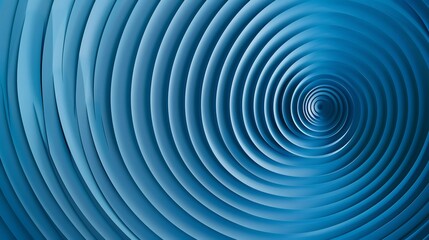 Obraz premium Blue geometric concept. 3d circle for business template. Modern and simple pattern. Clean and creative corporate radial background. Abstract texture with circles. surface concept. render ring