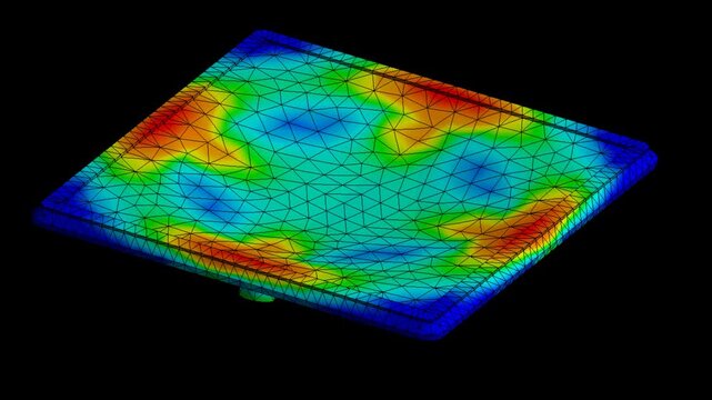 Mechanic simulation engineering - Stress and breakpoint analysis of mechanical part under force and moment conditions