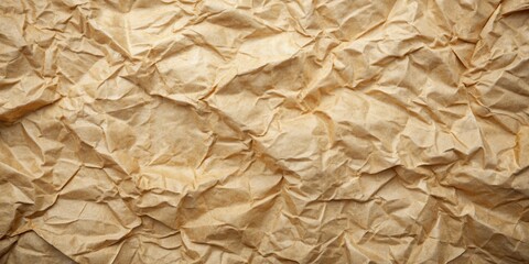 Fototapeta premium Crumpled paper texture perfect for adding a distressed look to designs, texture, crumpled, paper, background, vintage, wrinkled