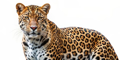 Obraz premium Sleek and elegant animal with a distinctive spotted coat that is perfect for any wildlife or nature-themed design projects