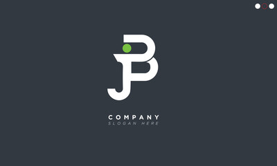 JB Alphabet letters Initials Monogram logo 
