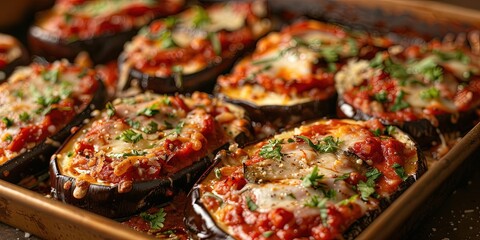 delicious eggplant parmesan