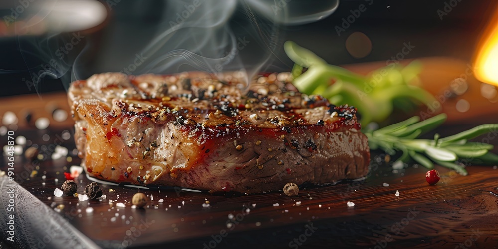 Poster delicious florentine steak