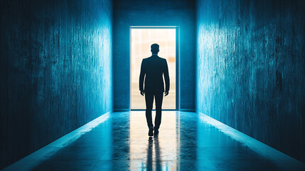 Obraz premium HR Manager Fostering Engagement Through Open-Door Policy