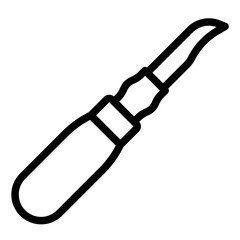 Clicking knife tool used by shoemakers for cutting leather.