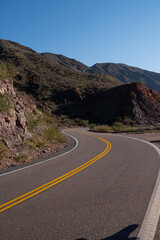 ruta en la montaña