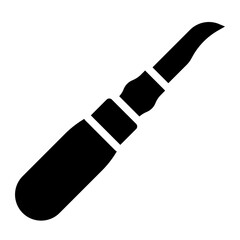 Clicking knife tool used by shoemakers for cutting leather.