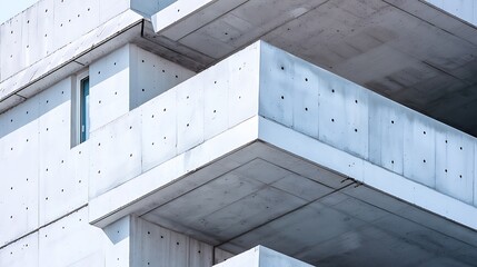Modernist Concrete Architecture Detail
