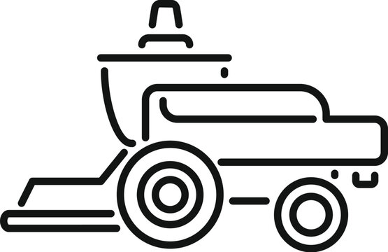 recommend clip art: Line art illustration of a robotic lawn mower cutting grass, representing modern gardening solutions