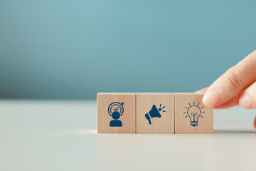 Creative marketing concept. Creating unique campaign for personalized marketing by leveraging...
