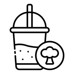 Plant base Smoothies icon for healthy and nutritious vegan drinks.