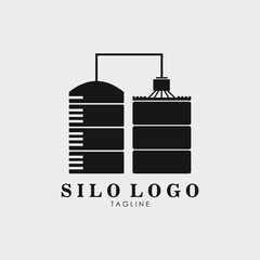 silo logo vector illustration design