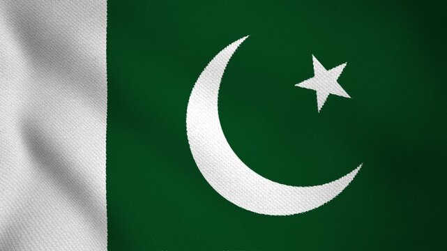 National Flag of PakistanWaving - 4K Pakistani Flag 