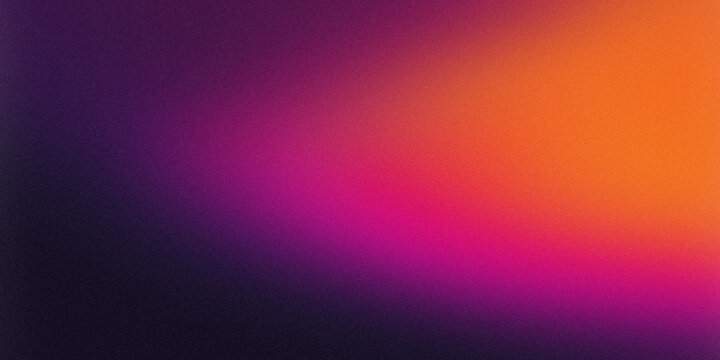 Fundo abstrato roxo  laranja preto granulado gradiente fundo brilhante vibrante ru&iacute;do textura, colorido retro banner design, ilustra&ccedil;&atilde;o, site, flyer. Apresenta&ccedil;&atilde;o