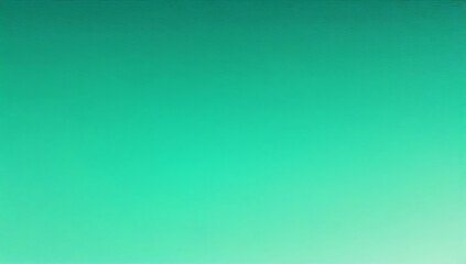 Fototapeta premium gradient aqua green background light to dark ocean green smooth noise texture aquamarine banner backdrop room for copy