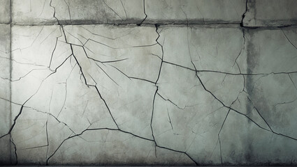 old cracked wall