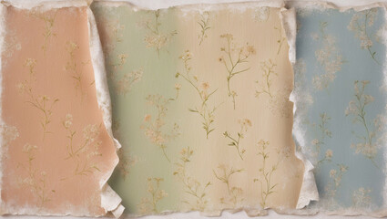 torn wallpaper background