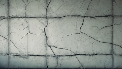 cracked concrete wall