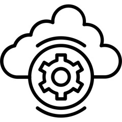 Cloud computing Icon