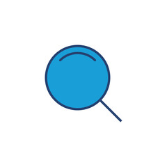 Search icon vector. search magnifying glass icon