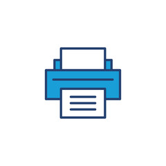Print icon vector. printer icon vector.
