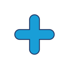 Plus Icon vector. Add plus icon