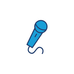 microphone icon vector. karaoke icon vector